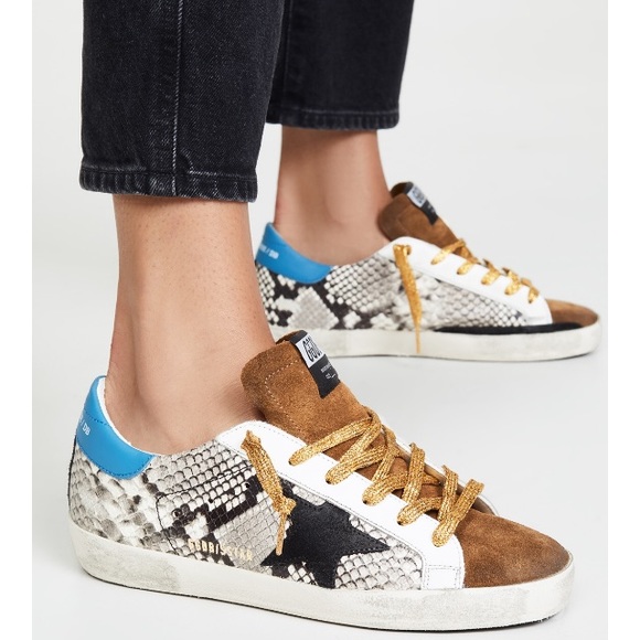 Golden Goose Superstar Rock Snake/Black Star NIB - Picture 9 of 10